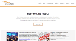 Desktop Screenshot of online-media.cz