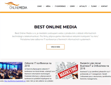 Tablet Screenshot of online-media.cz
